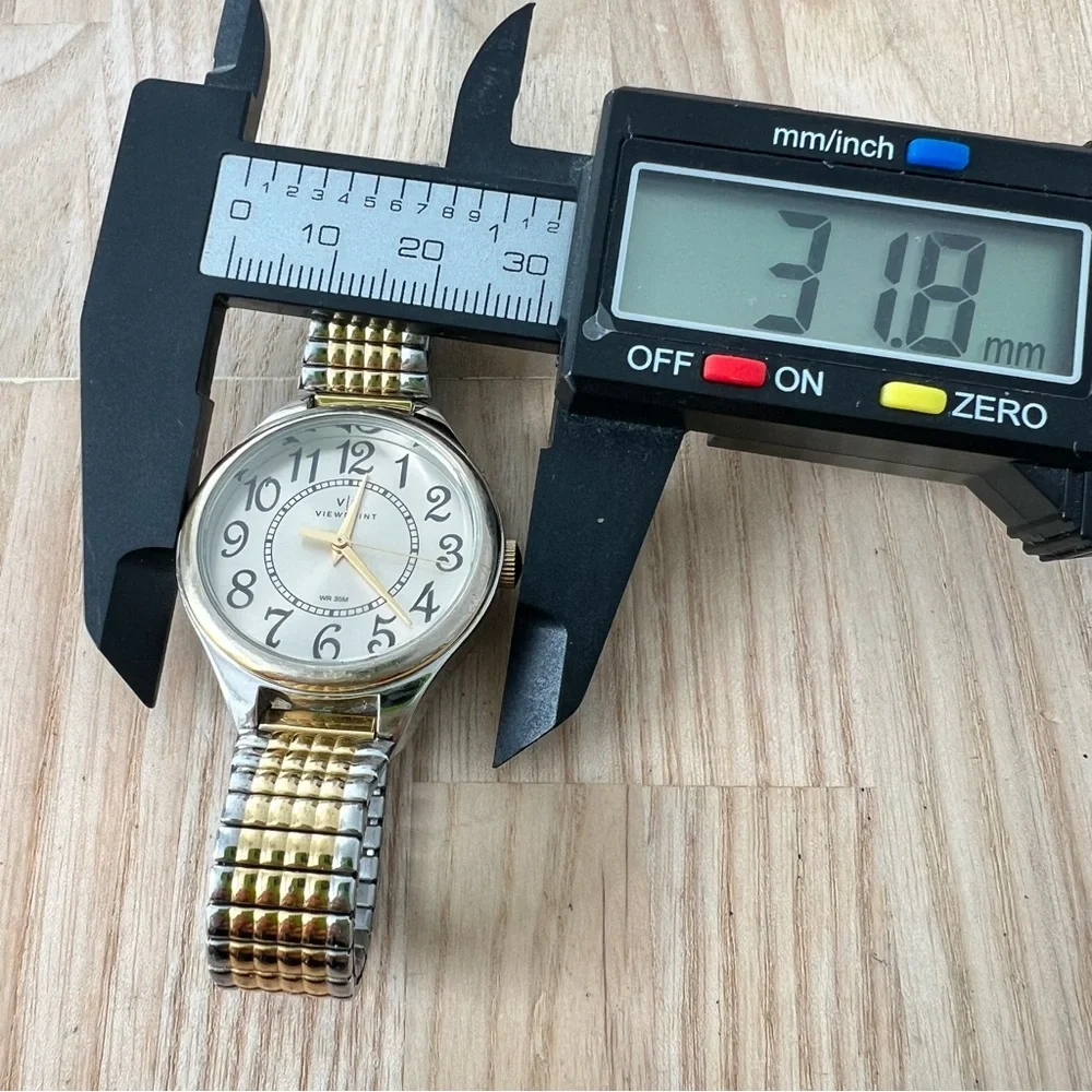Viewpoint by Timex ladies two toned bracelet  watch NEW BATTERY